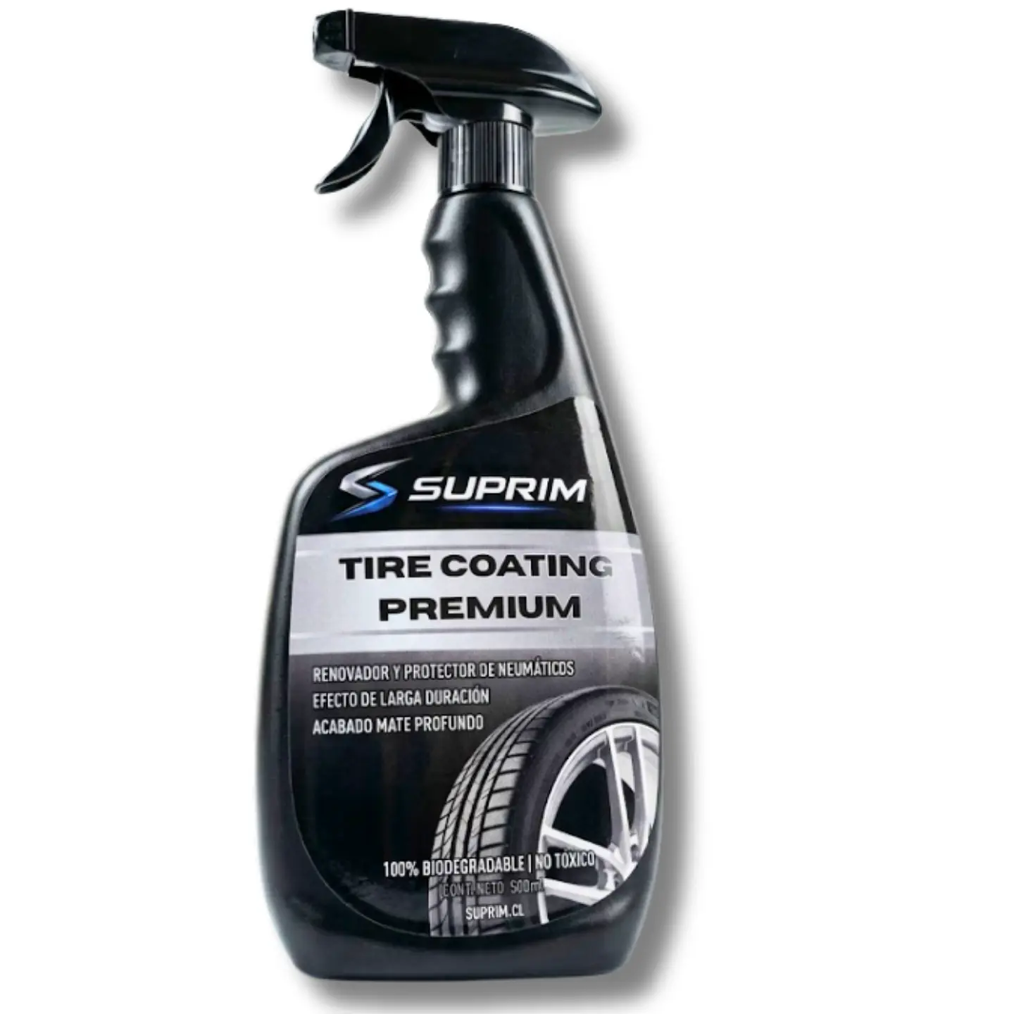 Renovador De Neumáticos Suprim Tire Coating Premium 500ml 1