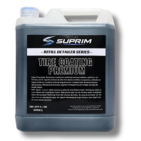 Renovador De Neumáticos Suprim Tire Coating Premium 5L
