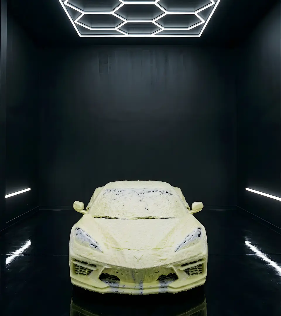 Shampoo Para Autos Suprim Neon Foam Amarillo - Espuma Activa Premium 4