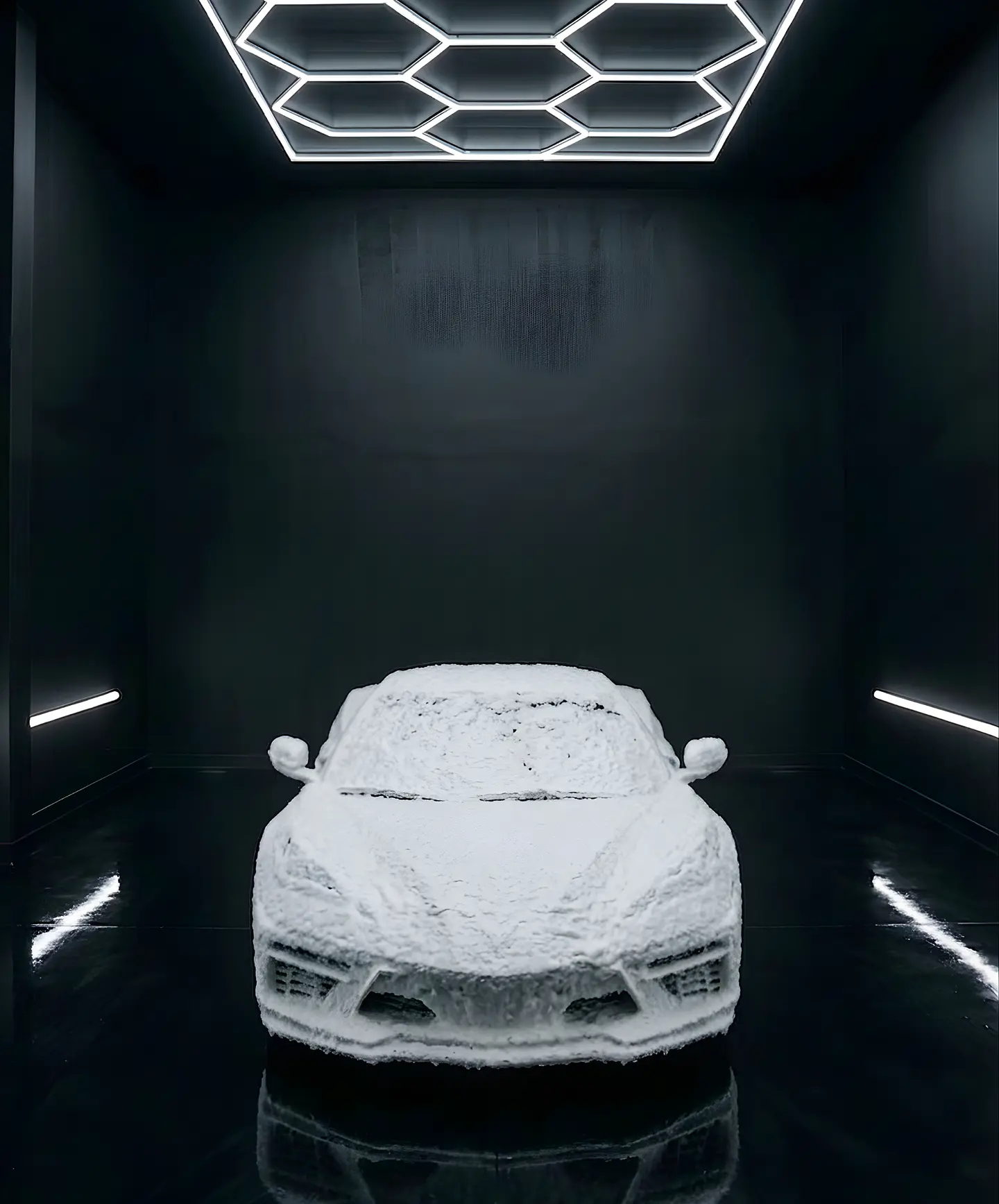 Shampoo Para Autos Suprim Neon Foam Blanco - Espuma Activa Concentrado Extremo Alcalino 5