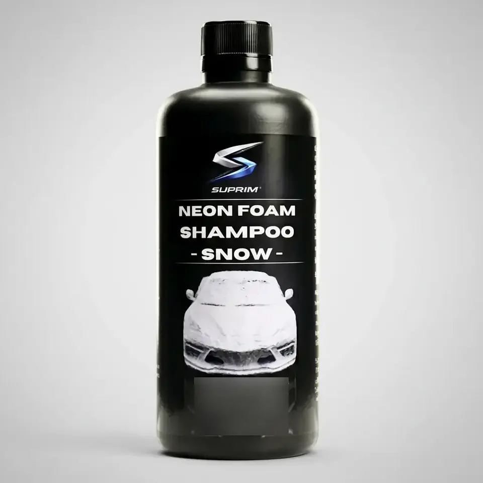 Shampoo Para Autos Suprim Neon Foam Blanco - Espuma Activa Concentrado Extremo Alcalino 6