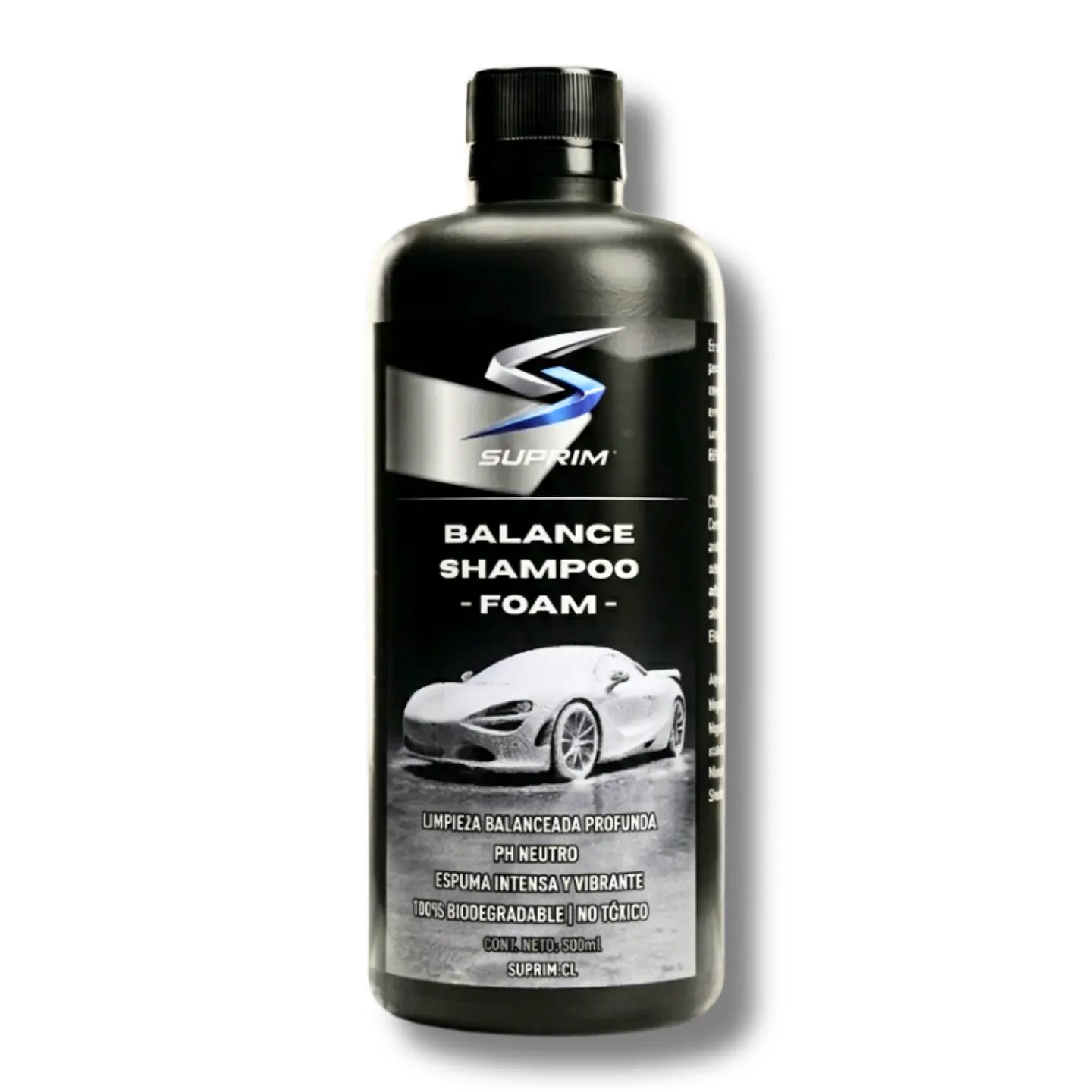 Shampoo para Auto SUPRIM Balance FOAM 500ml - pH Neutro Ultra Concentrado 1