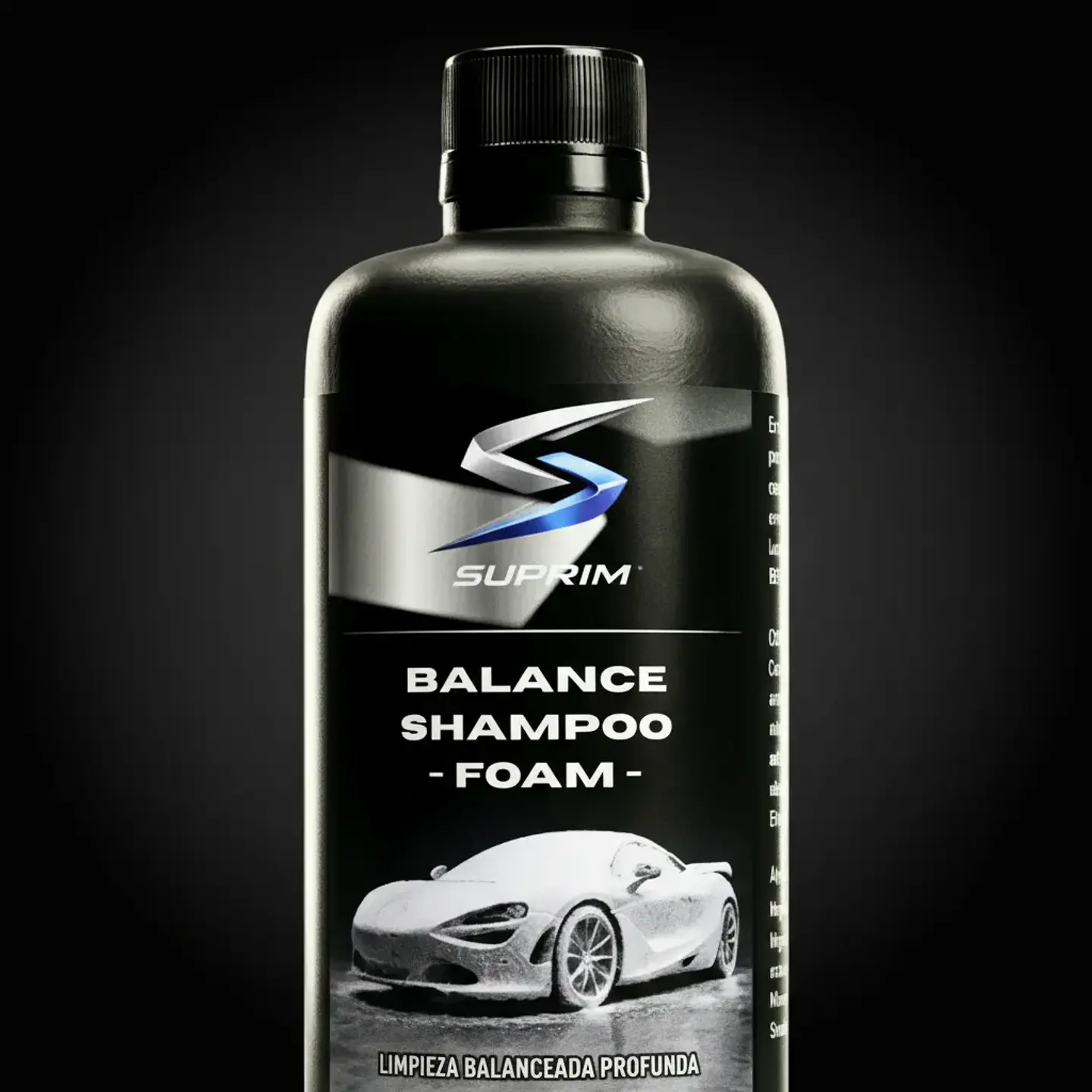 Shampoo para Auto SUPRIM Balance FOAM 500ml - pH Neutro Ultra Concentrado 5