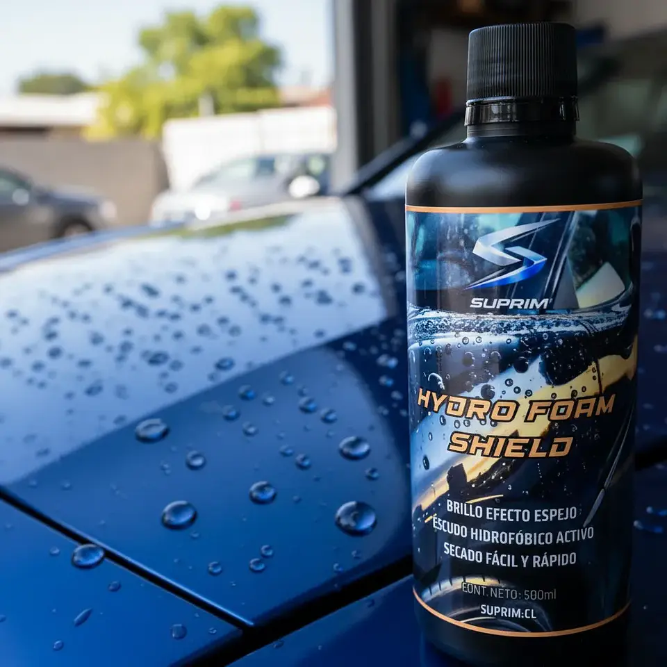 Sellador Hidrofóbico Para Autos Suprim - Hydro Foam Shield Con Acabado Efecto Espejo 2