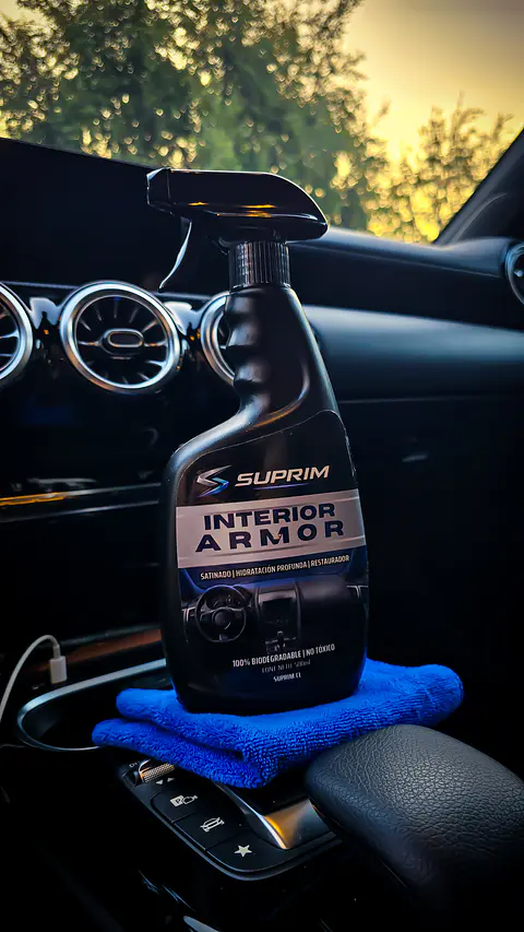 Kit Para Auto Interior Y Exterior Suprim Cera Y Protección