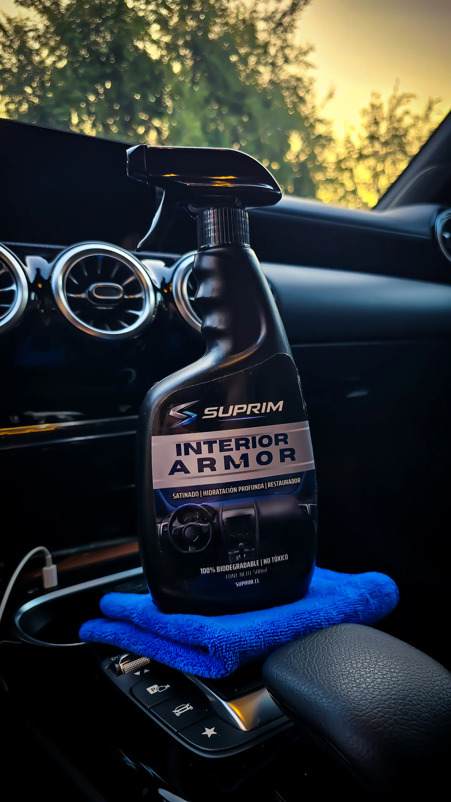 Kit Para Auto Interior Y Exterior Suprim Cera Y Protección 2