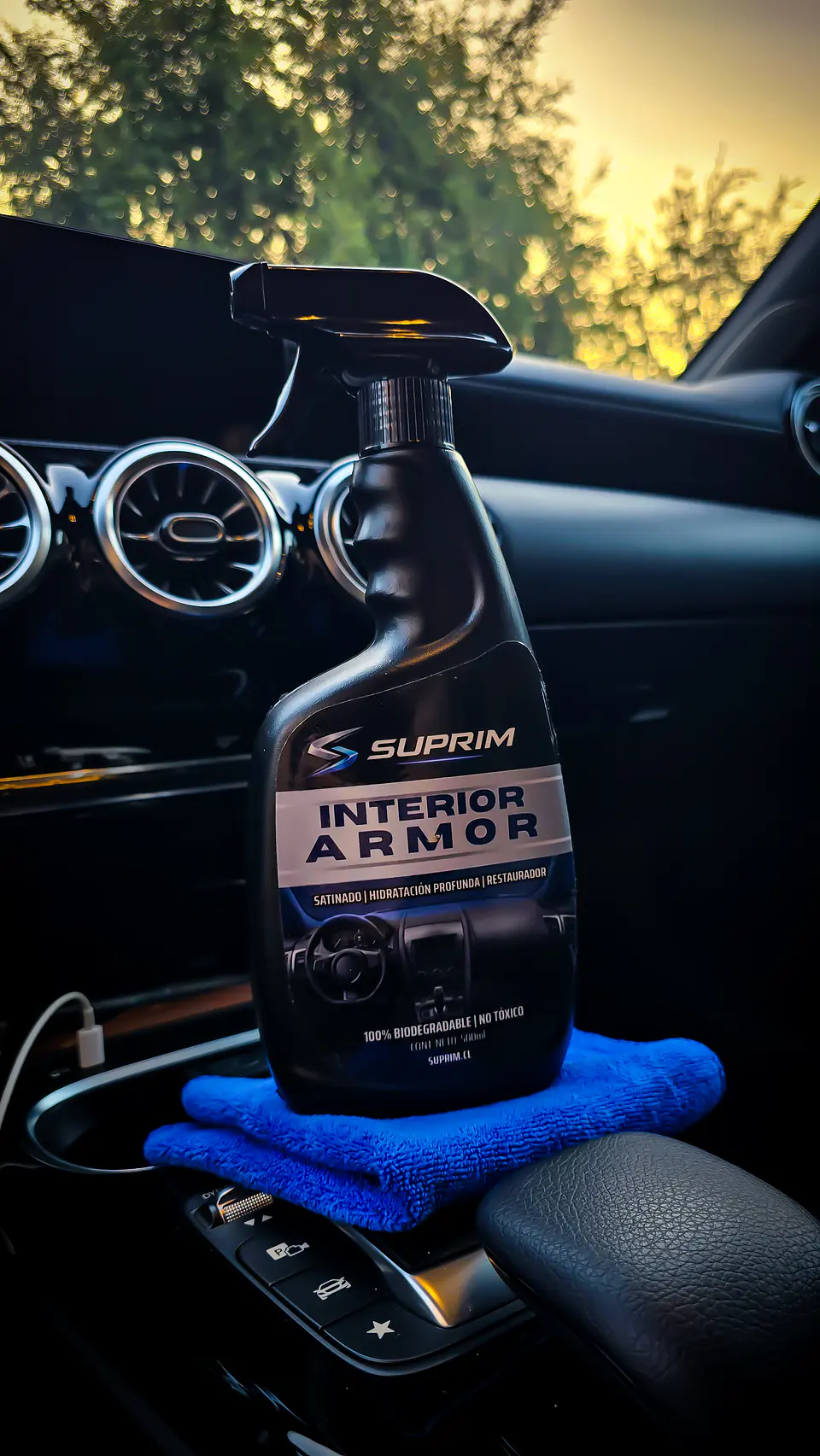 Kit Para Auto Interior Y Exterior Suprim Cera Y Protección 2