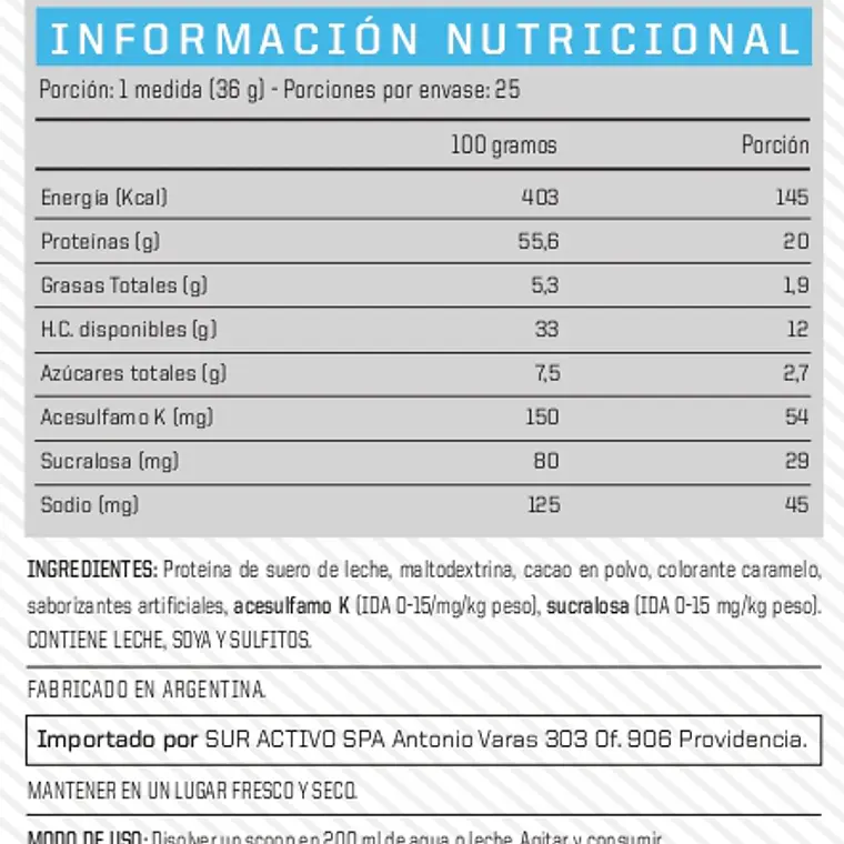100% Whey Protein 2