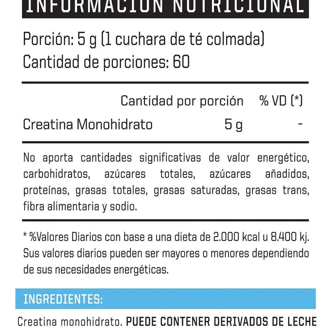 Creatina Monohidratada Ena Sport 300gr Doypack x2 Sin Sabor  2