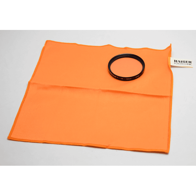 PAÑO LIMPIEZA MICRO FIBRA KAISER 20x 20cms - NARANJA