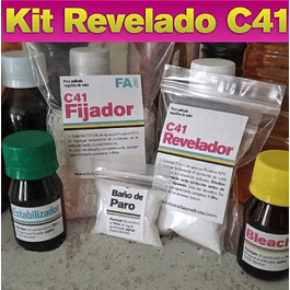 KIT DE REVELADO C-41  - 