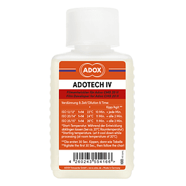 REVELADOR PELÍCULA BYN ADOX Adotech IV  100 ml (concentrado)