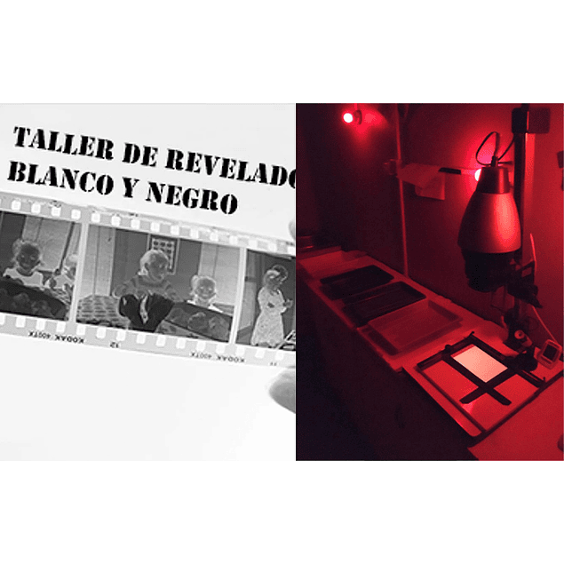 TALLER DE REVELADO Y POSITIVADO BLANCO Y NEGRO