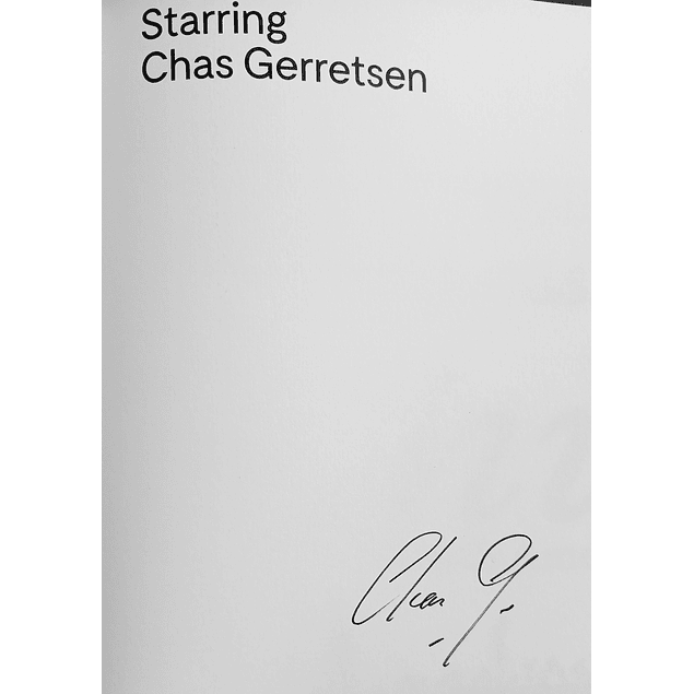 LIBRO : STARRING CHAS GERRETSEN (Inglés)  Autografiado