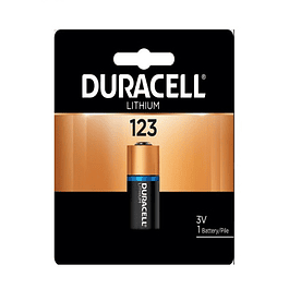 PILA LITIO 123-  3V - DURACELL