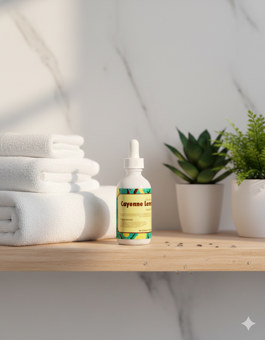 Aceite de Crecimiento Cayenne Lemon Squeeze | SuRetail ✧