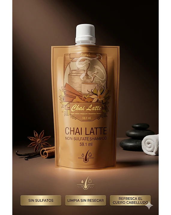 Shampoo sin sulfatos Chai Latte  1