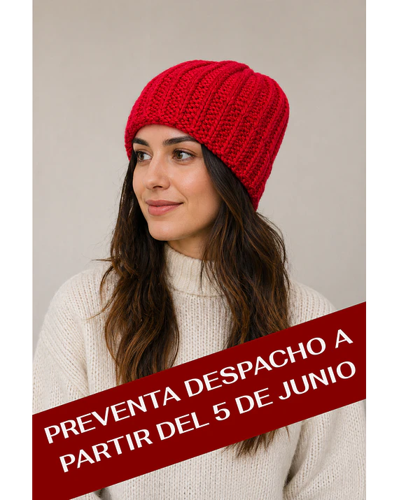 Gorro de lana con interior de satén  17