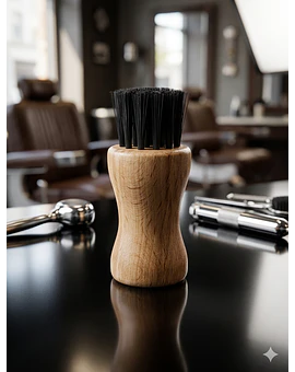 Cepillo de Limpieza Irving Barber Company con Base de Madera