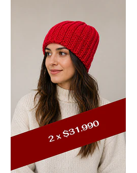 Gorro de lana con interior de satén 
