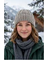 Gorro de lana con interior de satén  1