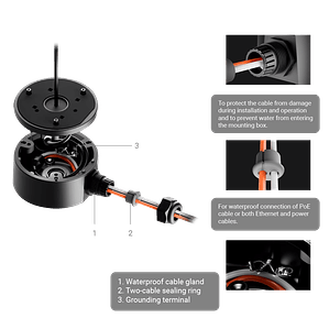 Caixa de montagem P/câmara • Ajax
