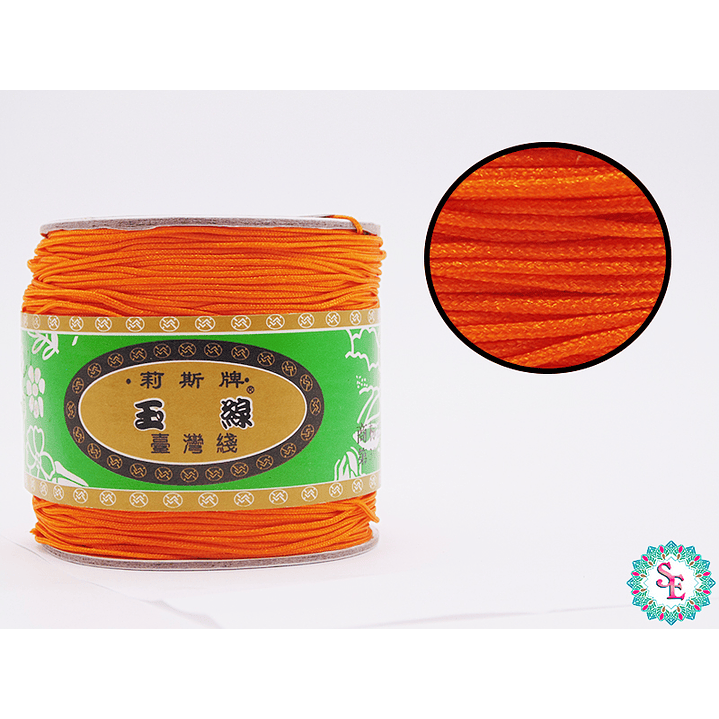 HILO CHINO MARCA TAIWANES 0.8M ROLLO*144YARD NARANJA CLARO  1