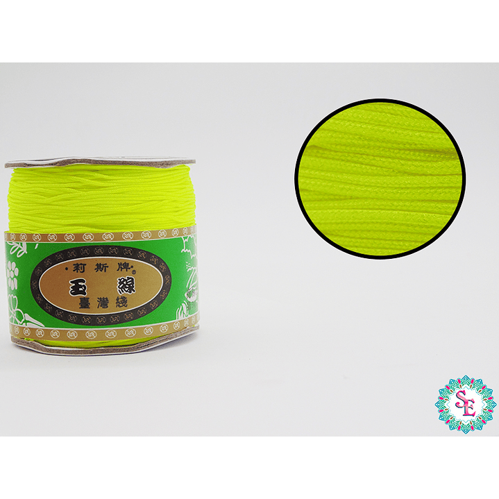 HILO CHINO MARCA TAIWANES 0.8M ROLLO*144YARD AMARILLO NEON 1