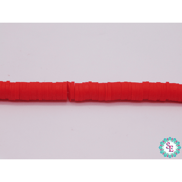 FIMO DISC 6MM RED STRIP 41CM APPROX