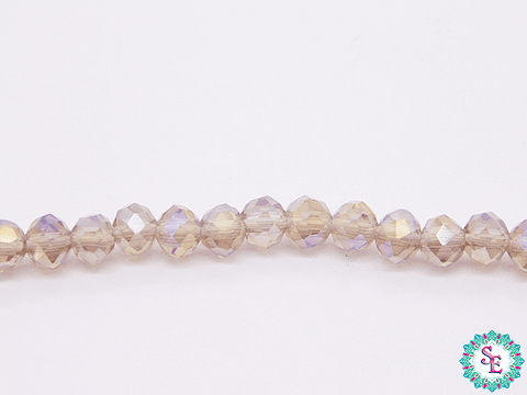 CRISTAL MURANO # 4MM AUMADO AB TRASPARENTE