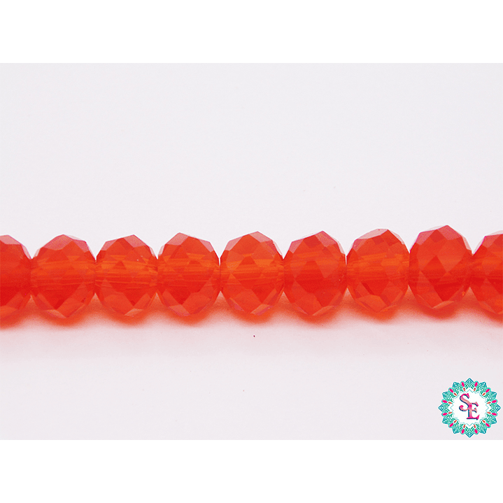 CRISTAL MURANO # 6MM NARANJA TRASPARENTE 1