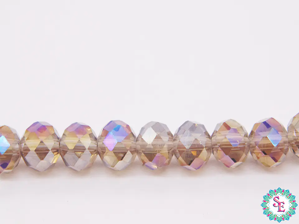 CRISTAL MURANO # 6MM AUMADO AB TRASPARENTE 1