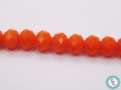 CRISTAL MURANO # 8MM NARANJA MATE