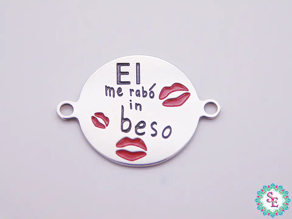ACERO PLATEADO COLOR 16MM EL ME RABO IN BESO  1