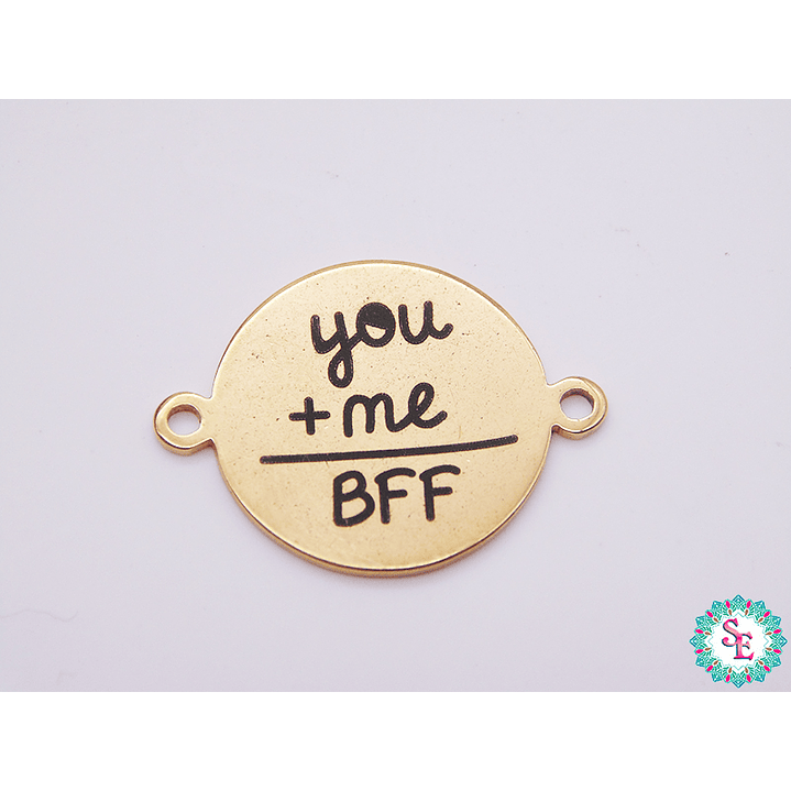 ACERO DORADO 16MM YOU + ME BFF  1