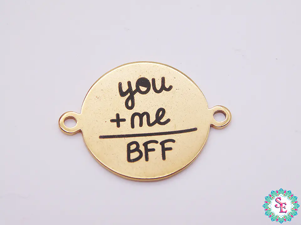 ACERO DORADO 16MM YOU + ME BFF  1