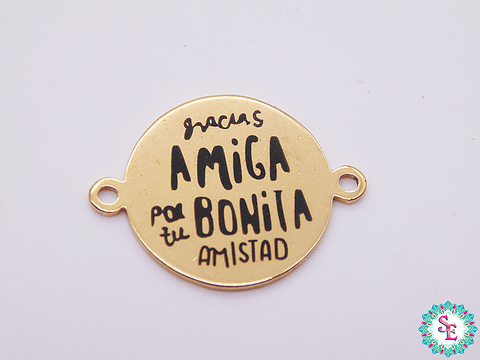 ACERO DORADO 16MM GRACIAS AMIGA POR TU BONITA  