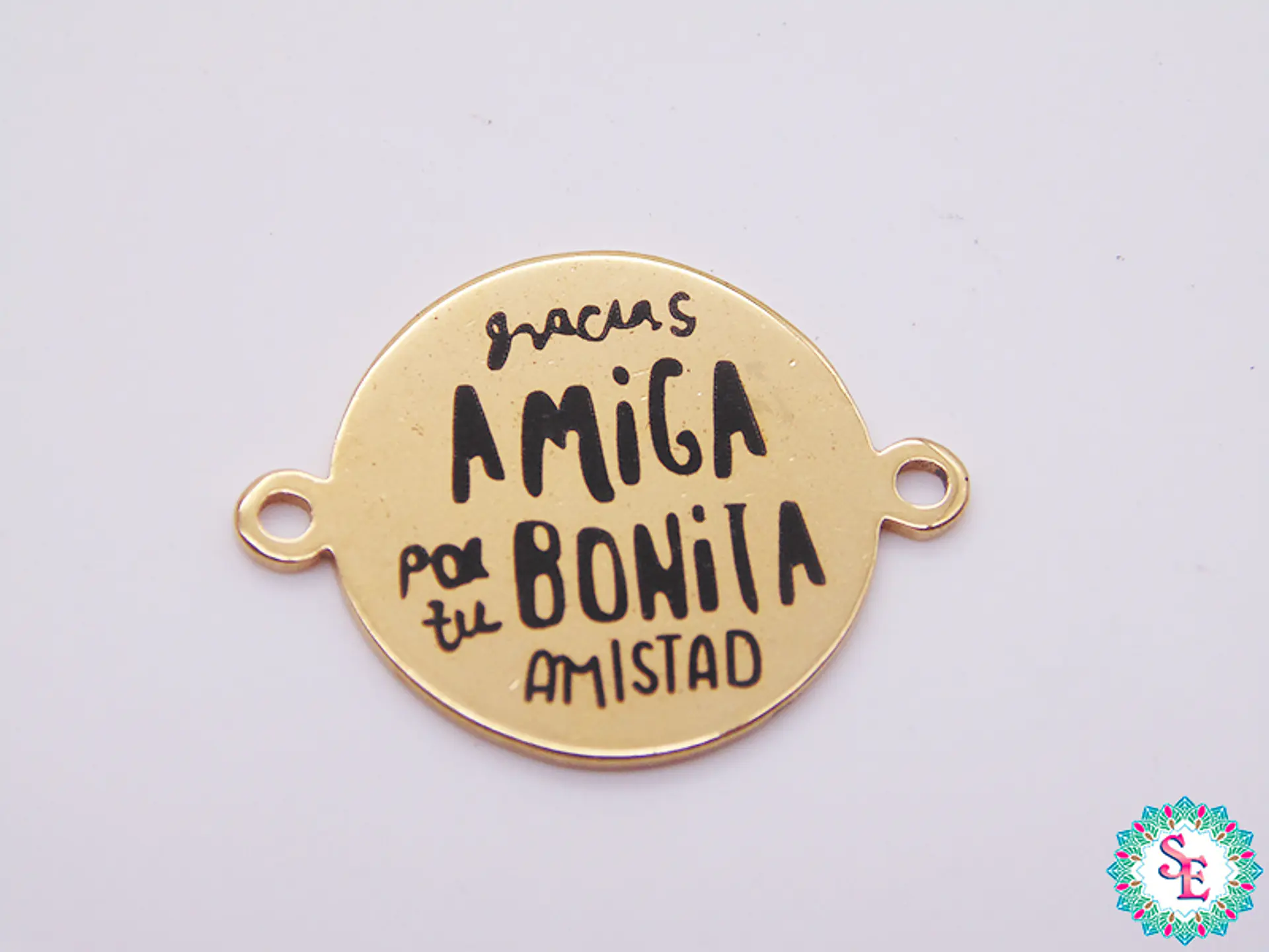 ACERO DORADO 16MM GRACIAS AMIGA POR TU BONITA   1