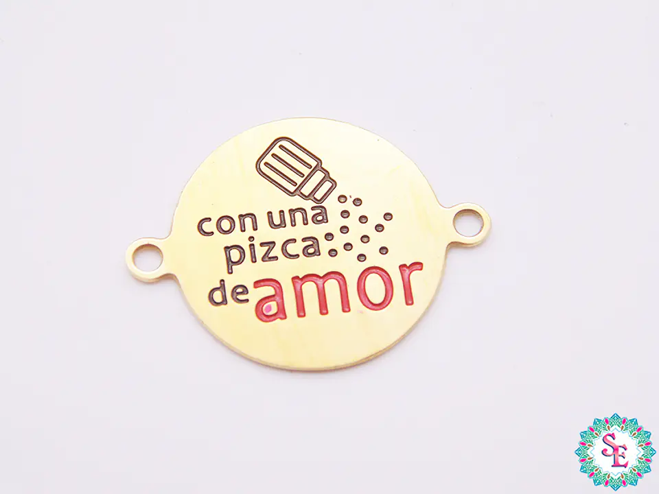 ACERO DORADO COLOR 16MM CON UNA PIZCA DE AMOR  1