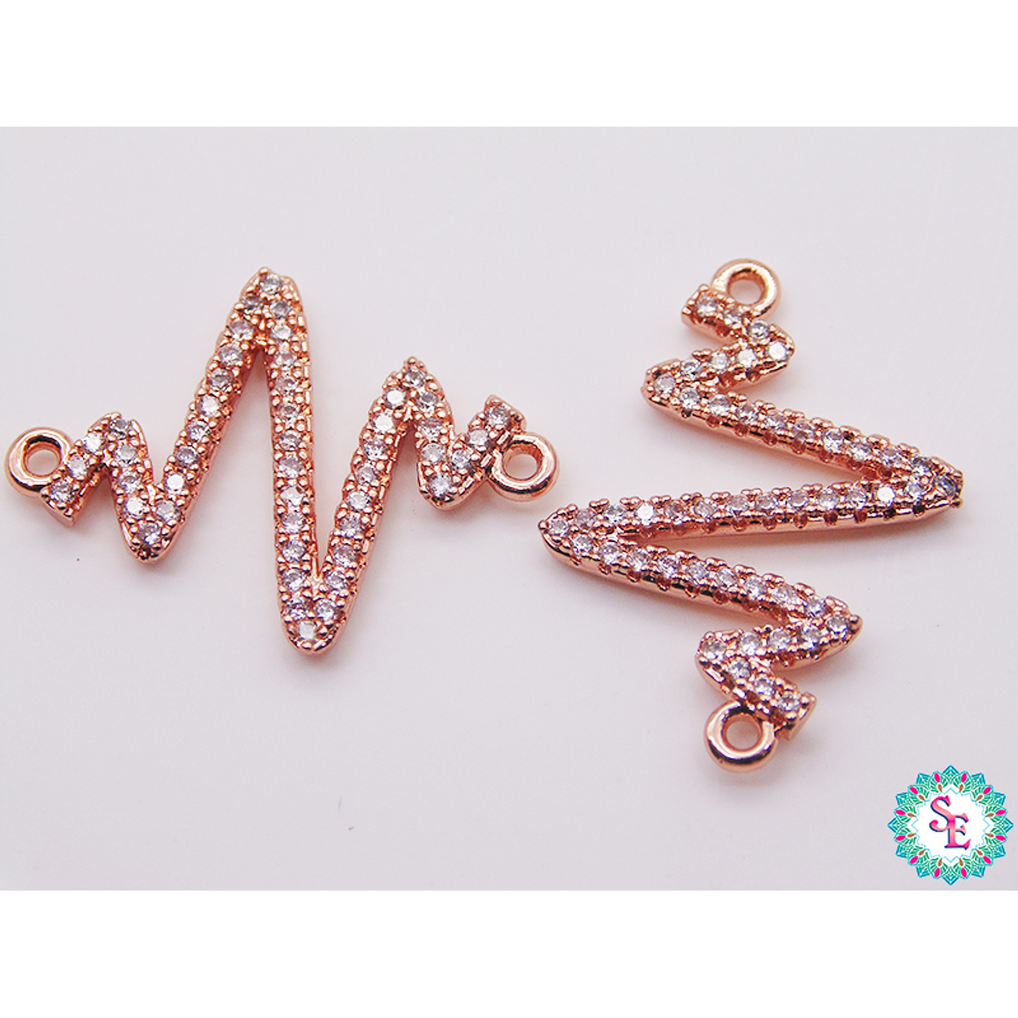 RODIO SIGNO VIDA ROSADO CIRCON PLATEADO 25*19 1