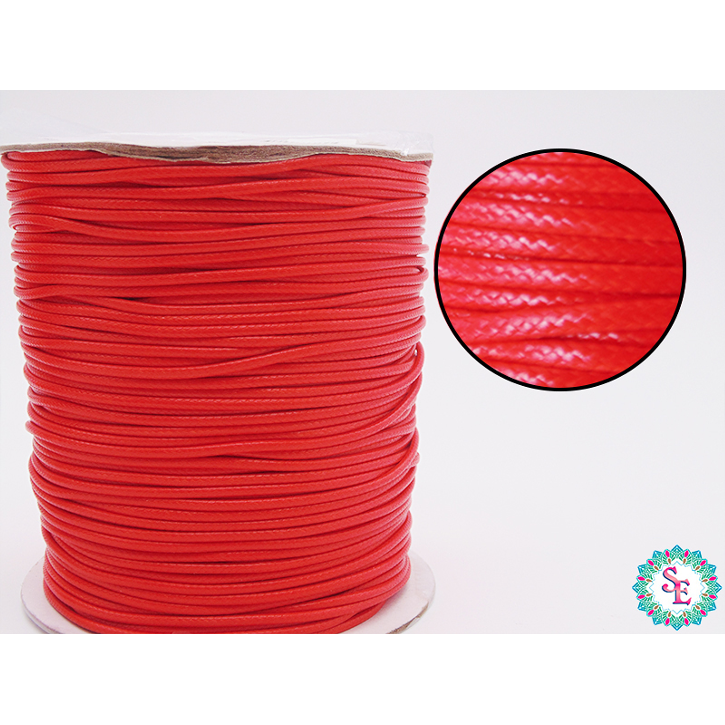 CORDON VIVORA ROJO 1.5MM ROLLO *200YADS 1
