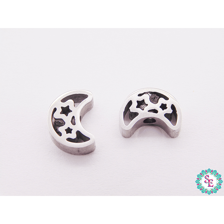 ACERO PLATEADO SEPARADOR LUNA 10*7MM  1