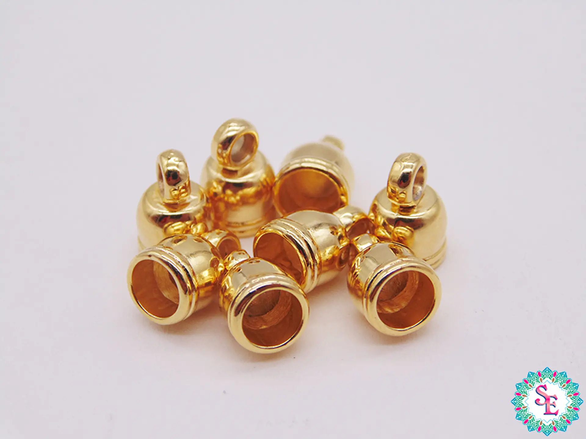 ORO GOLFI PLASTIMETAL TERMINAL CAMPANA 4MM 1