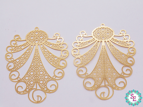 ORO GOLFI FILIGRANA 52 - 60*47MM X PAR