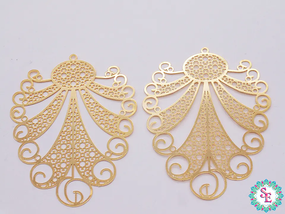 ORO GOLFI FILIGRANA 52 - 60*47MM X PAR 1