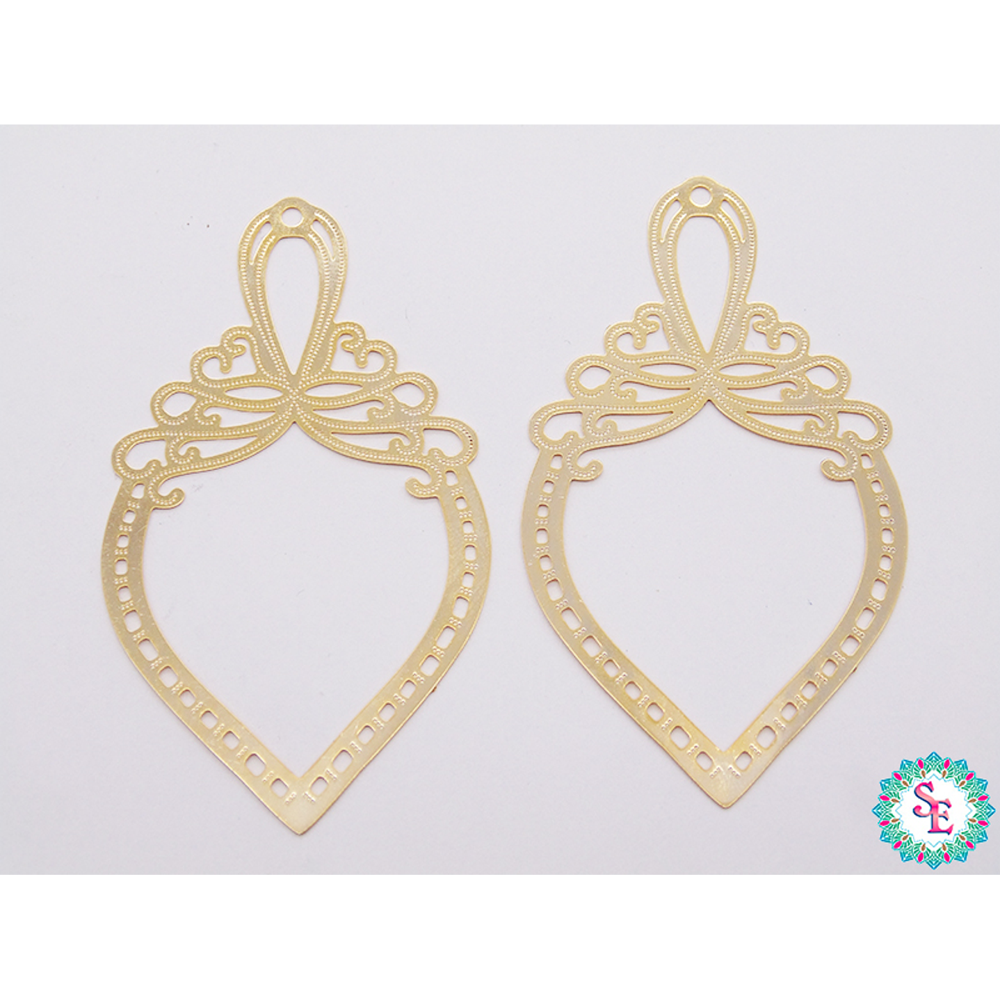 ORO GOLFI FILIGRANA 35 -  54*50MM X PAR 1