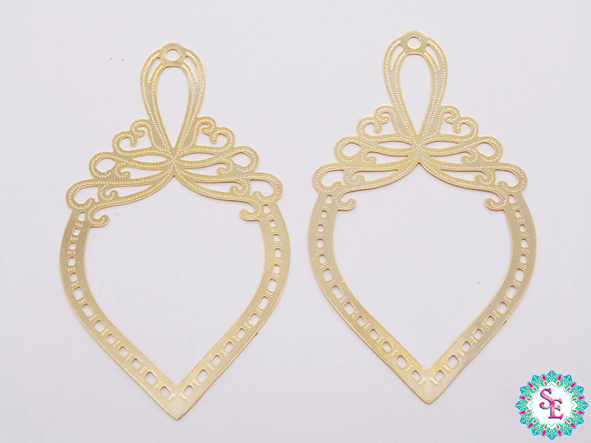 ORO GOLFI FILIGRANA 35 -  54*50MM X PAR 1