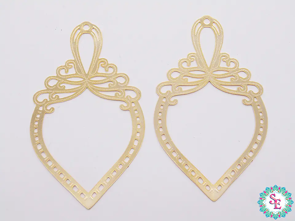 ORO GOLFI FILIGRANA 35 -  54*50MM X PAR 1