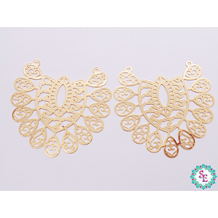 ORO GOLFI FILIGRANA 35 54*50MM X PAR 