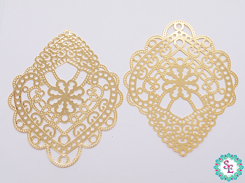 ORO GOLFI FILIGRANA 53 - 63.40*47 MMM X PAR 